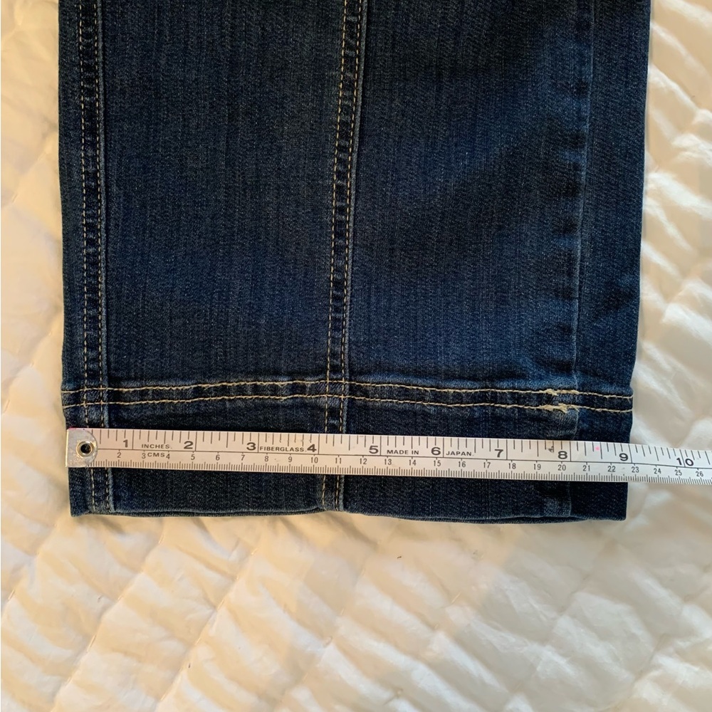 Chico’s Wide-Leg Pull On Women's Jeans - Dark Blue - Picture 4 of 6
